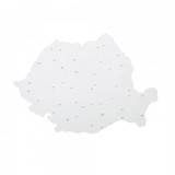 Sablon harta Romaniei Flaro, 185 x 255 mm