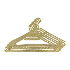 Umeras din plastic, 38 cm, galben, 6 buc / set