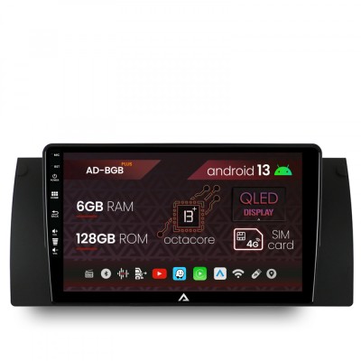 Navigatie BMW E39 E53 E38, Android 13, B-Octacore 6GB RAM + 128GB ROM, 9 Inch - AD-BGB9006+AD-BGRKIT396 foto
