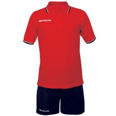 Compleu barbati Givova Kit Street, red-blu, 2XS
