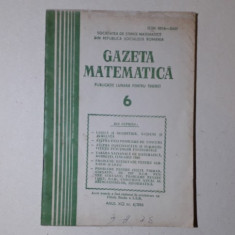 Gazeta matematica Nr.6 / 1986