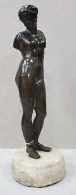 Tanara nud - Bronz sculptat, Secol XX foto