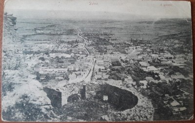 Carte postala, Deva, Cetatea, inceput de secol XX foto