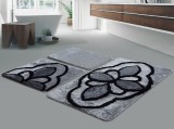 Cumpara ieftin Set 3 Covorase de Baie Lucca Platinum (Acryl), Chilai Home