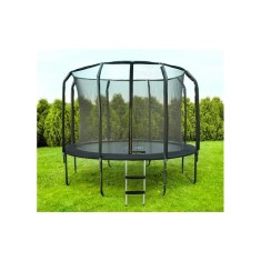 Trambulina de gradina din PVC si structura metalica 244cm foto
