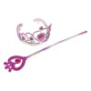 Set Tiara și Baghetă, Multicolor, Plastic, 2 Bucăți, Oem