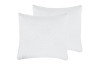 Set 2 Perne 70x70 Somnart Belina, microfibra, lavabile la masina, vidat, alb