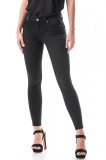 Cumpara ieftin E750-1 Jeans skinny cu talie inalta si buzunare laterale