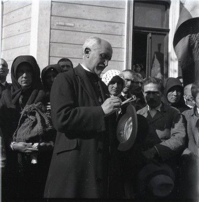 HST 299S Negativ pe celuloid vicar foraneu Făgăraș Iacob Popa la Dej anii 1930 foto