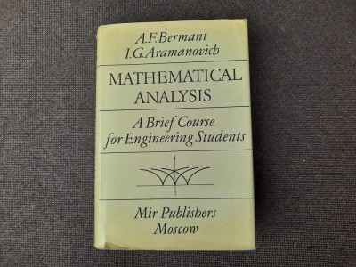 Mathematical Analysis. A Brief Course for Engineering Students &amp;ndash; AF Bermant foto