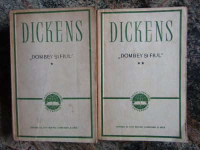Charles Dickens - Dombey si fiul (2 volume) foto