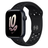 Cumpara ieftin Curea sport neagra cu orificii de ventilatie pentru Apple Watch 45 mm seria 8 si Apple Watch Ultra 49 mm, marime universala