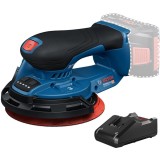 Bosch GEX 18V-150-3 + GAL 18V-40 - Slefuitor cu excentric fara acumulatori Li-Ion 18 V - Ah 150 mm + Incarcator acumulatori