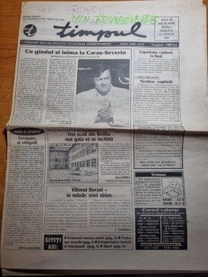 ziarul timpul 25 aprilie 1998-sorin frunza verde foto