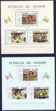 DB1 Ecuador 1967 Olimpiada Mexic Pictura 2 x SS Dt. + NDT. MNH, Nestampilat