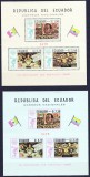 DB1 Ecuador 1967 Olimpiada Mexic Pictura 2 x SS Dt. + NDT. MNH