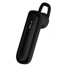 Headset bluetooth pentru telefon, 70 mAh, distanta 10 m, Negru foto