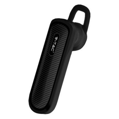 Headset bluetooth pentru telefon, 70 mAh, distanta 10 m, Negru foto