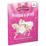 Prințese și prinți. Ador să colorez - Paperback brosat - *** - Gama