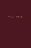 NKJV, Pew Bible, Large Print, Hardcover, Burgundy, Red Letter Edition