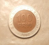 Moneda Rwanda 100 Franci 2007, Numismatica Straine