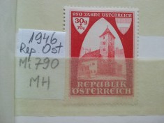1946- Austria-Rep.Ost.-Mi790-MH