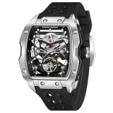 Ceas bărbătesc skeleton PAGANI DESIGN PD-YS018 &ndash; 42mm, mecanism S X5021, safir, curea fluororubber, design luxury sport