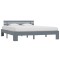 vidaXL Cadru de pat, gri, 180 x 200 cm, lemn masiv de pin 283171