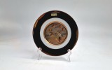 Farfurie Pescarusi portelan placata cu aur de 24 k Art of Chokin Japonia 19,5 cm diametru