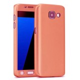 Husa FullBody MyStyle Rose-Gold pentru Samsung Galaxy A5 2017 acoperire completa 360 grade cu folie de protectie gratis
