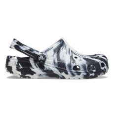 Saboti Crocs Classic Marbled Clog Kids Negru - Black/White