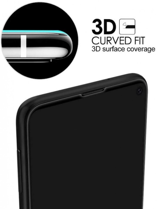 Folie de sticla Samsung Galaxy S10e, Privacy Glass, folie securizata duritate 9H