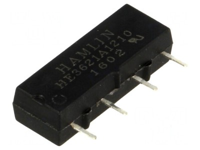 Releu senzor reed SPST-NO 12VDC 500mA 200VDC 10W foto