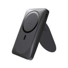 Powerbank Forcell F Energy F10K2 MagStand, Compatibil cu MagSafe, PD QC3.0, 5A, 20W, 10,000 mAh, Negru