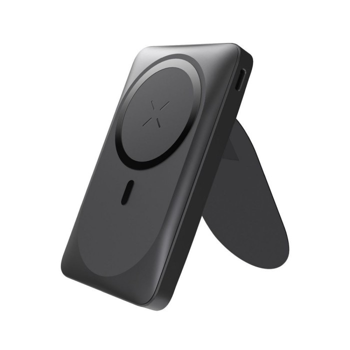 Powerbank Forcell F Energy F10K2 MagStand, Compatibil cu MagSafe, PD QC3.0, 5A, 20W, 10,000 mAh, Negru