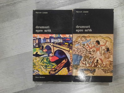 Drumuri spre arta vol.1 si 2 de Heinrich Lutzeler foto