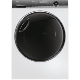 Uscator de rufe Haier HD90-A3979NU1-S, clasa C, Pompa de caldura, Motor Inverter, 9 kg, i-Refresh, Dry Sensor, Drum Light, alb