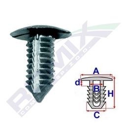 Clema, clips Citroen C4 18, C4 10, DS4, DS5; DS 4/Crossback, 5; Peugeot 306 01, 307 07, 308 21; fixare tapiterie, carenaj, 896477, set 10 buc, foto