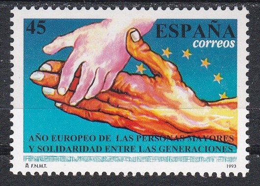 Spania 1993 - Anul European al Persoanelor V&acirc;rstnice, MNH