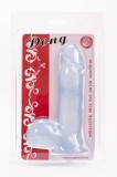 Dildo Clasic Dong, Transparent, 17.5 cm, Debra