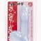 Dildo Clasic Dong, Transparent, 17.5 cm