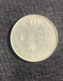 Moneda 1 franc 1970 Belgia, Europa