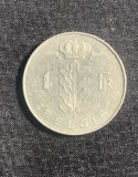 Moneda 1 franc 1970 Belgia