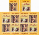 PASTI 2017,MINICOLI 8 TIMBRE + SERIE CU MARGINE MNH,ROMANIA., Religie, Nestampilat