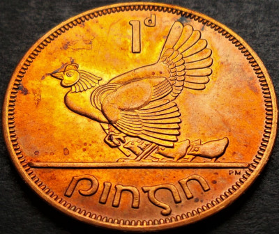Moneda 1 PENNY / PINGIN - IRLANDA, anul 1968 *cod 5114 = A.UNC foto