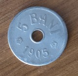 5 bani 1905, Rom&acirc;nia