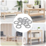 vidaXL &Icirc;mbinări 12 pcs Argintiu 10 x 10 x 0,8 mm Fier 864458