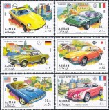 Ajman 1971 - Mașini de epoca, serie dantelata neuztaa
