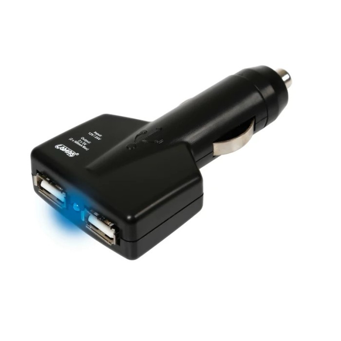 Priza dubla USB la bricheta 12/24V - 1000mA Garage AutoRide