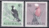 Australia 1964 - Păsări, Serie scurta, MNH, Nestampilat